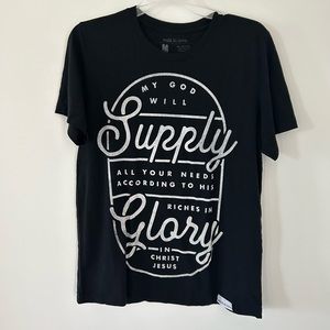 Unisex M walk in love tshirt, GUC